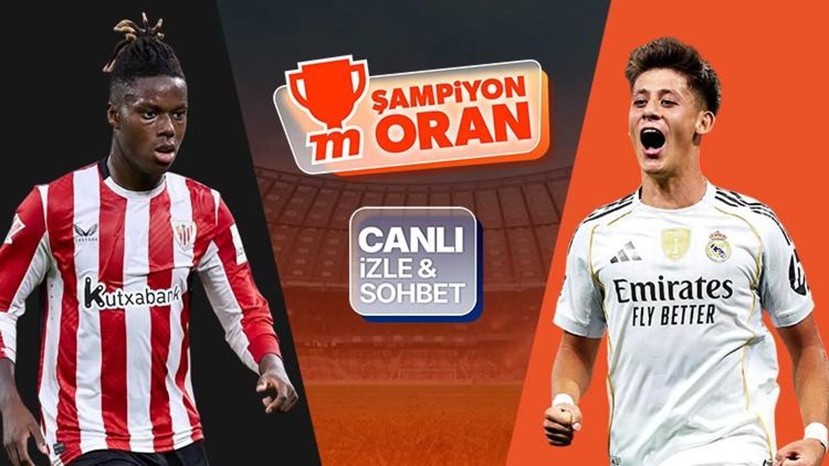 Real Madrid, Athletic Bilbao deplasmanında! Maçın heyecanı canlı yayın, canlı sohbet ve Şampiyon Oranlar ile Misli'de