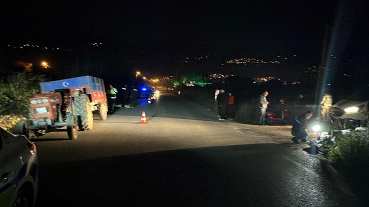 Aydın'da motosiklet ile traktör çarpıştı: 1 ölü