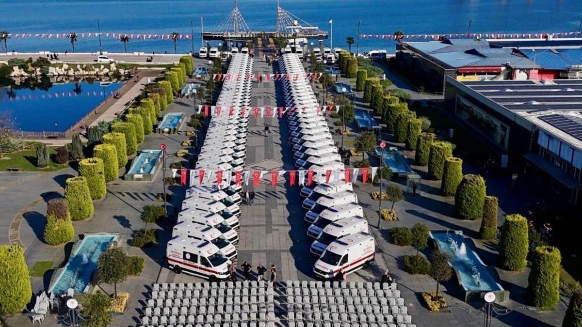 Samsun’a 100 yeni ambulans! Filodaki araç sayısı 60’tan 160’a çıkıyor