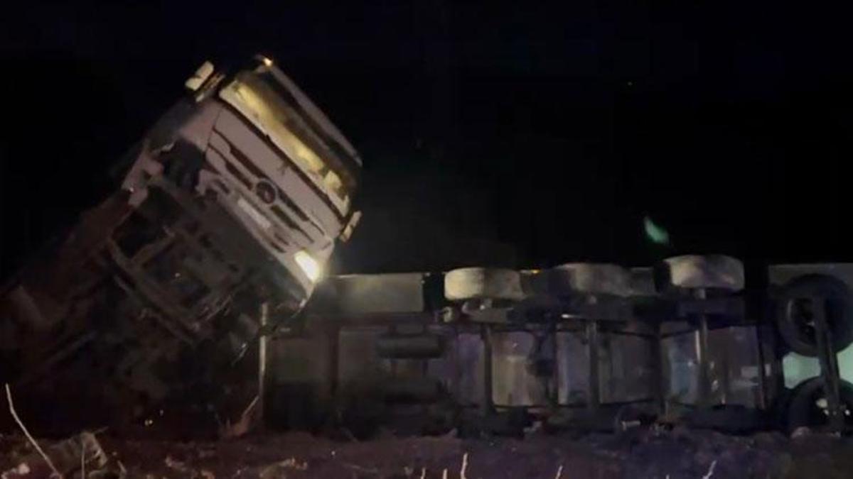 Çorum'da zincirleme trafik kazasında 4 kişi yaralandı