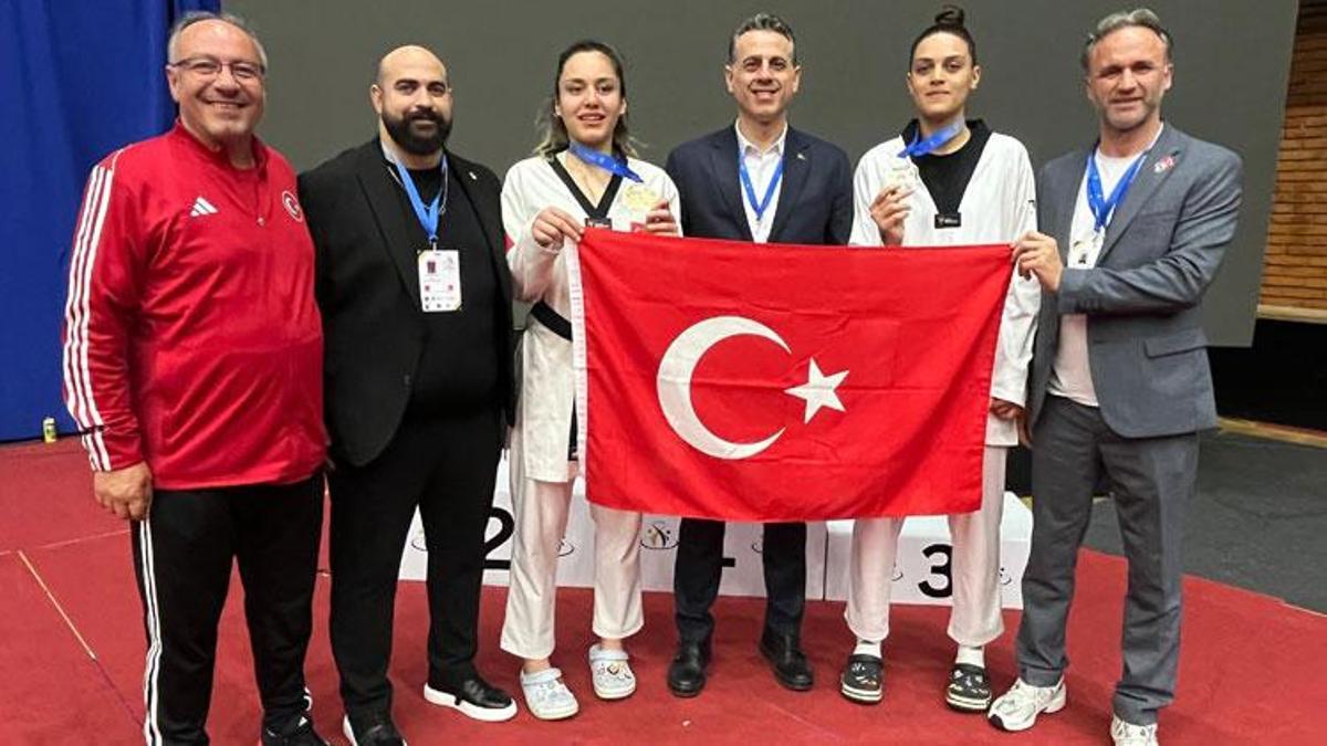 Avrupa Ümitler Taekwondo Şampiyonası'nda iki milli sporcu finalde karşı karşıya geldi