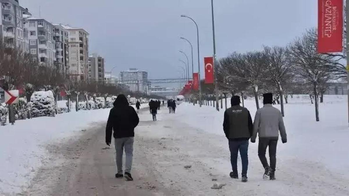 14 Aralık Gaziantep hava durumu: Bugün Gaziantep'te kar yağışı var mı?