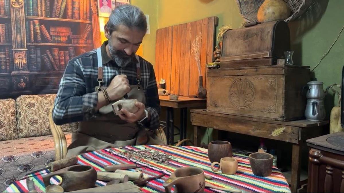 Osmaniye'de İskandinav işi yapmaya başladı: Bu iş için baba ocağını atölyeye çevirdi!