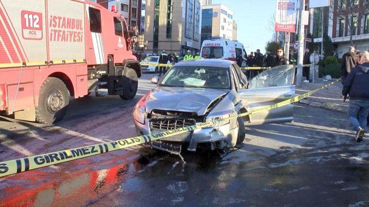 Şişli'de otomobil kaldırıma çıktı yayalara çarptı: 2 ölü 6 yaralı