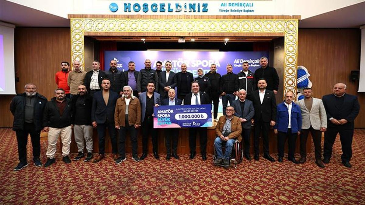 YÜreğir Belediyesinden amatör spora 1 milyon TL'lik büyük destek