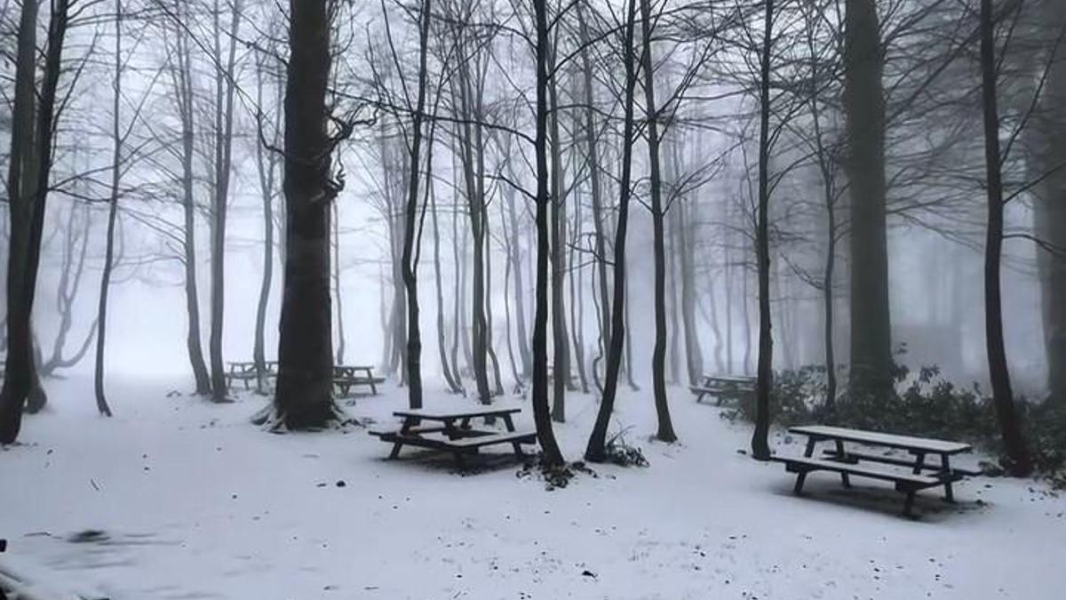 Kartepe’de kar manzarası