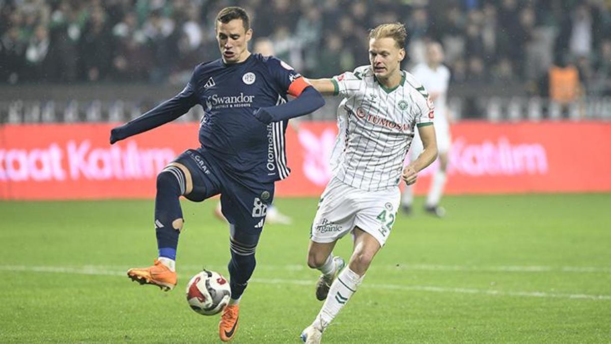 Türkiye Kupası'nda Konyaspor, Antalyaspor'u mağlup etti