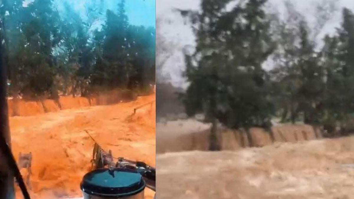 Muğla'nın Datça ilçesinde sağanak etkili oldu