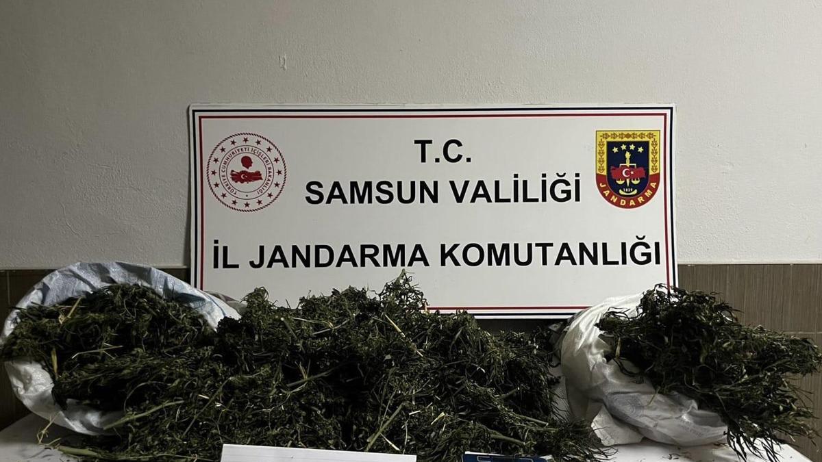Samsun’da uyuşturucu operasyonu: 3,5 kilo kubar esrar ele geçirildi