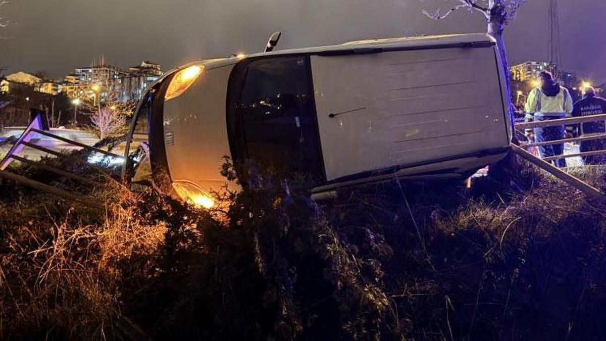 Karabük’te otomobil ile hafif ticari araç çarpıştı: 3 yaralı