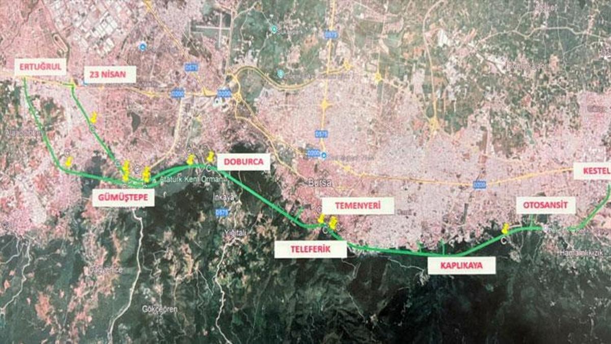 Bursa’nın ulaşım çilesine harita mühendislerinden reçete; 27 kilometrelik Güney Çevre Yolu projesi!