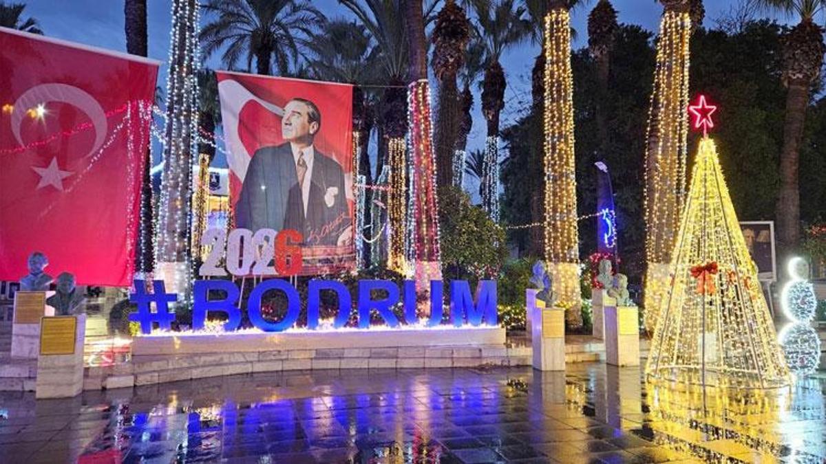 Muğla Bodrum'da yılbaşı hareketliliği zirveye ulaştı