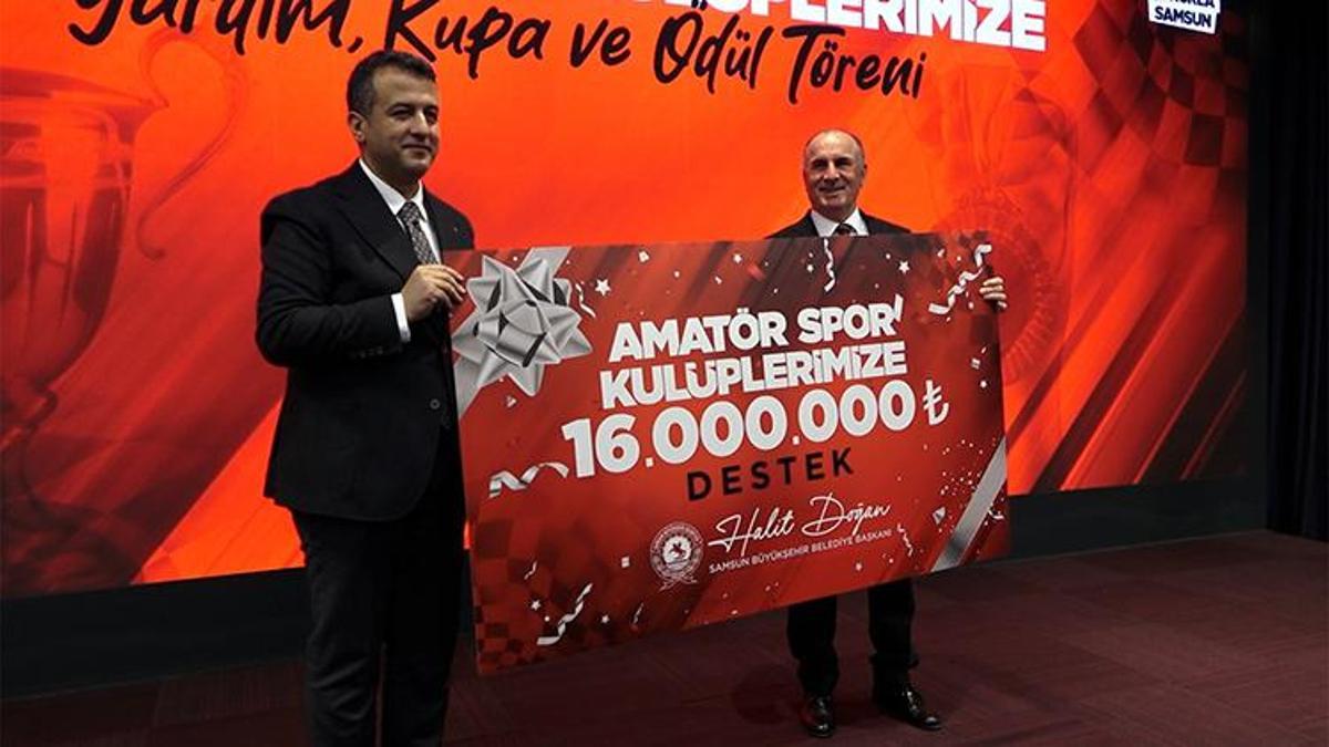 Rekor destek! Amatör spora 16 milyon TL’lik can suyu
