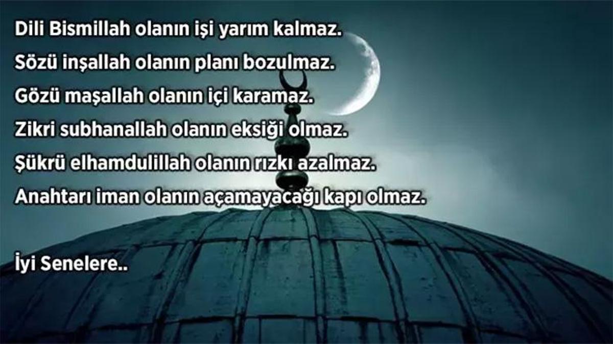 Dini ve manevi yeni yıl mesajları: Ayetli, dualı v…