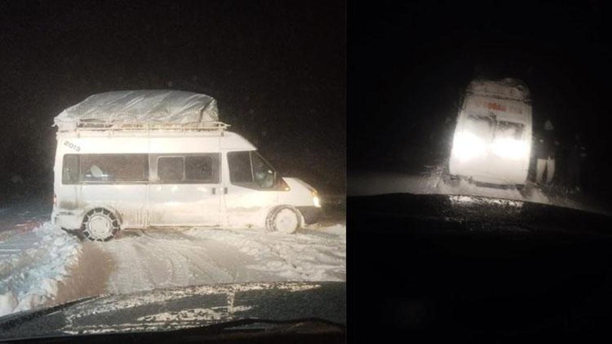 Siirt Pervari'de mahsur kalan 22 vatandaş, 3 saatlik çalışmanın ardından kurtarıldı