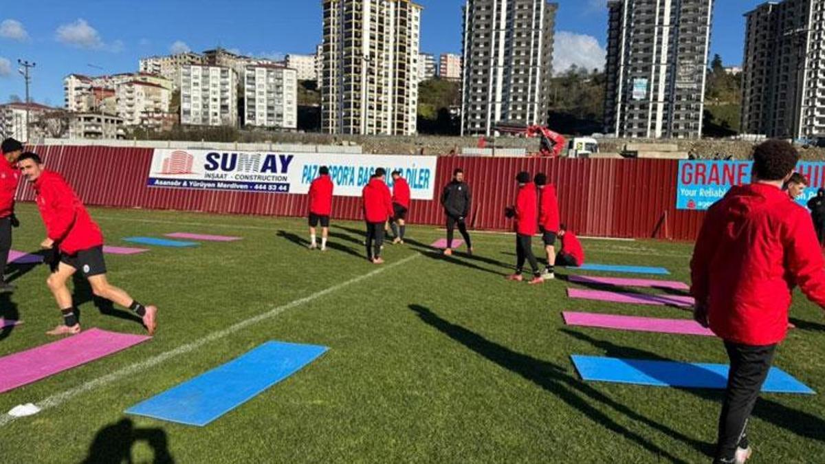 Pazarspor'da Çayelispor derbisinin hazırlıkları başladı