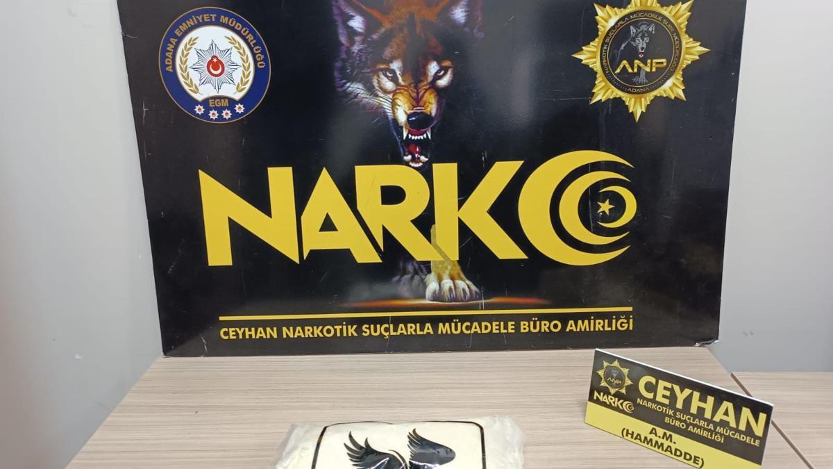 Takside uyuşturucu hammaddesi ele geçirildi