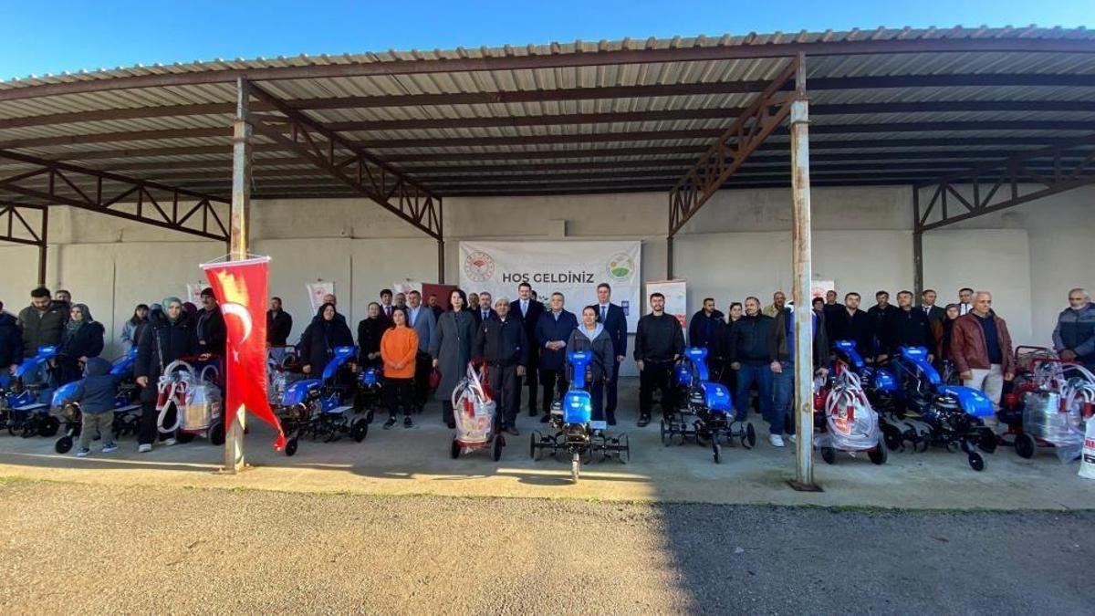 Sinop'ta üreticiye hibe edildi! Yüzde 100 hibeli makine desteği