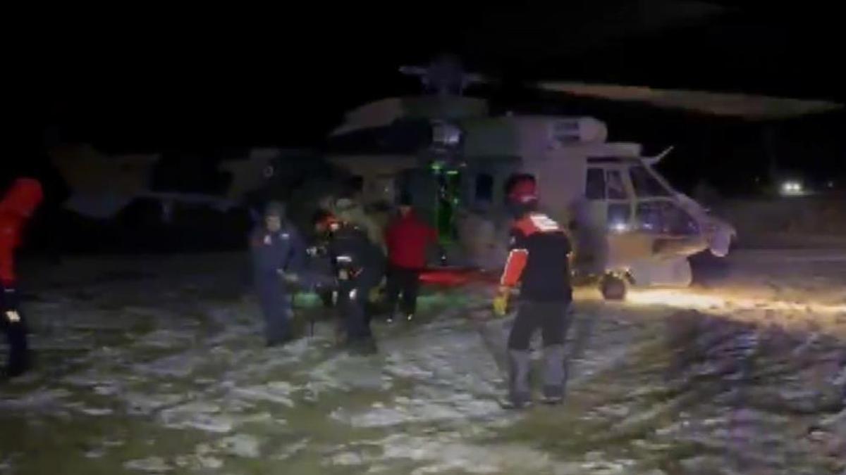 Aksaray'da mahsur kalan öğrenciler kurtarıldı!