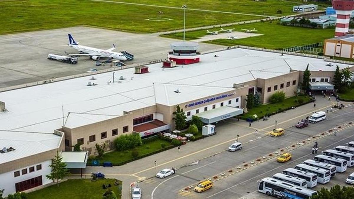 Samsun Çarşamba Havalimanı 1 milyon 325 binden fazla yolcuya hizmet verdi