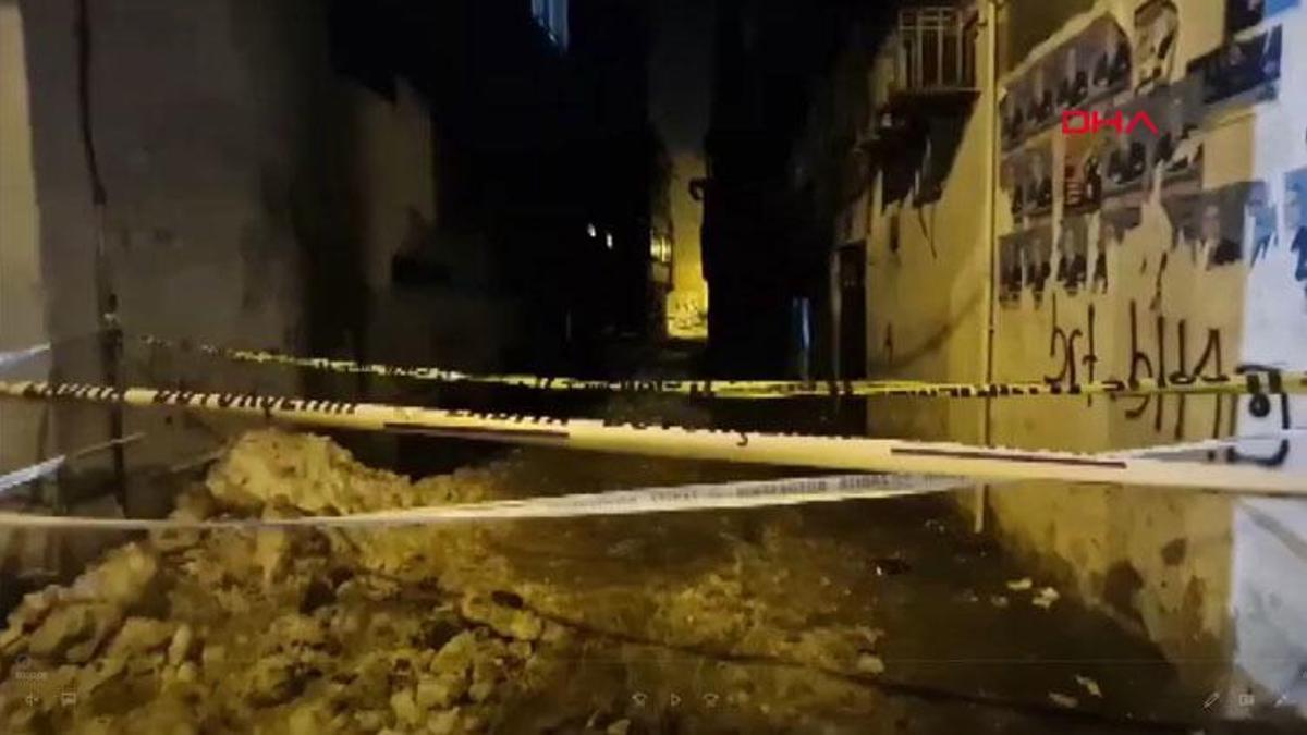 Bağlar’da binanın kolonu çatladı: 83 kişi tahliye edildi