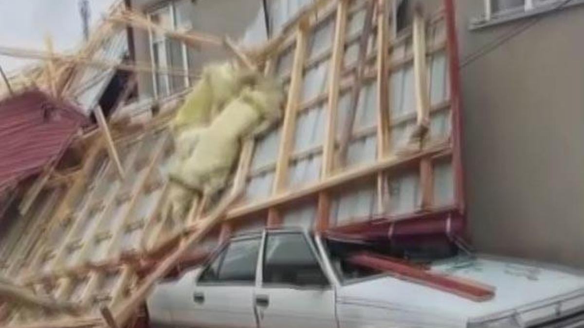 Konya'da fırtına etkili oldu