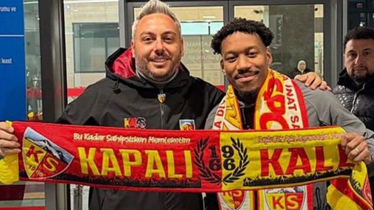 Kayserispor'un yeni transferi Ronael Pierre-Gabriel kente geldi