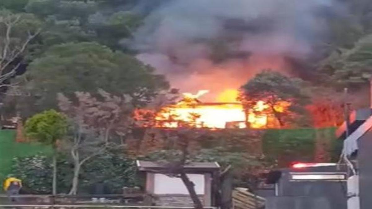 Beşiktaş'ta sabah saatlerinde korku dolu anlar: Alev alev yandı