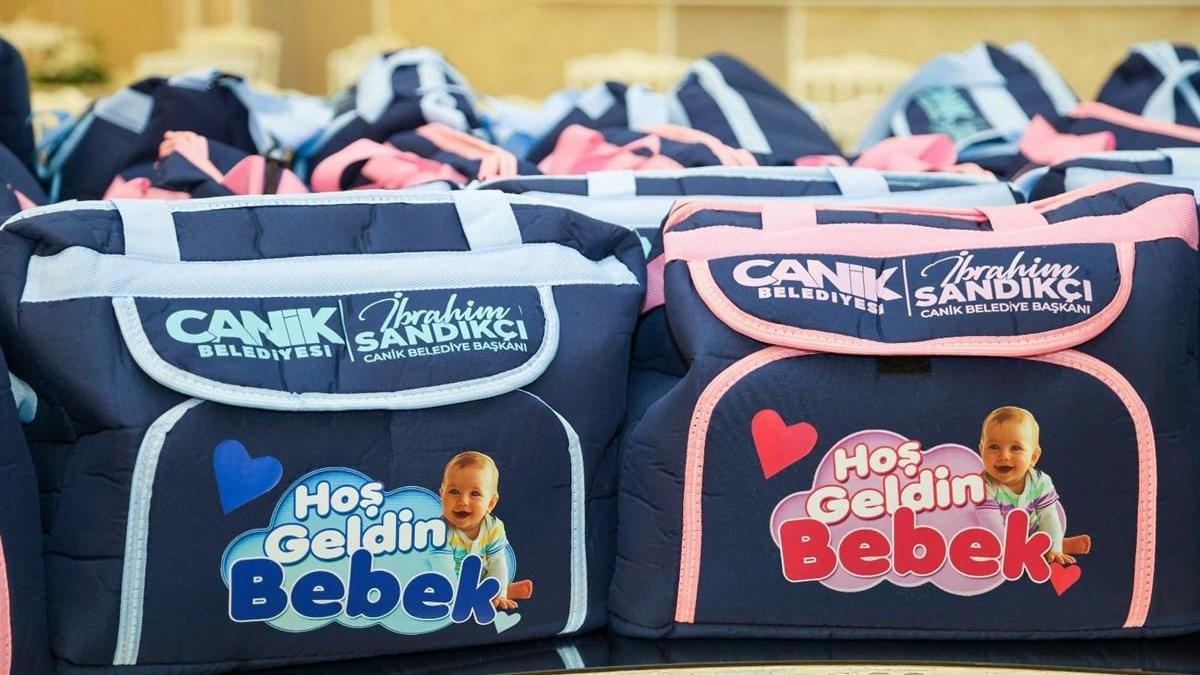 Canik Belediyesi'nden anne adaylarına bebek destek paketi