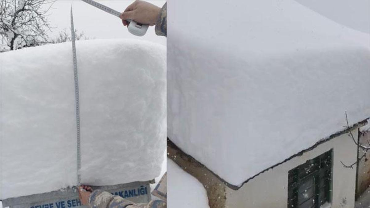 Gümüşhane Kürtün’de yoğun kar yağışı sonrası yayınladığı videoyla yardım istedi