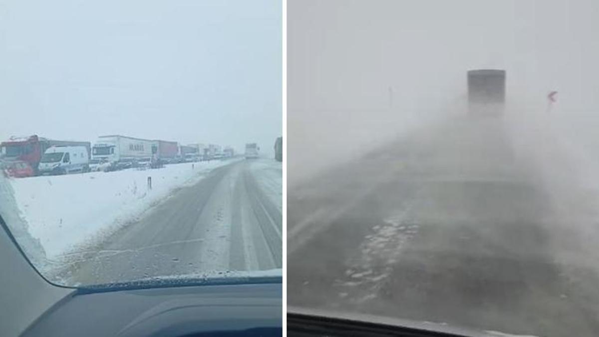 Sivas-Malatya ve Sivas-Kayseri kara yolları trafiğe kapatıldı