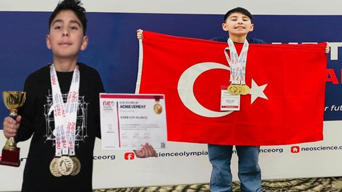 Dünya 11 yaşındaki dahi Cem'i konuşuyor! Amerika'daki olimpiyatlarda 117 ülke arasında 2 kez birinci oldu
