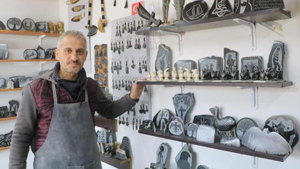 Hobisiydi geçim kaynağı oldu! 25 yıldır taştan üretiyor: Talep yağıyor