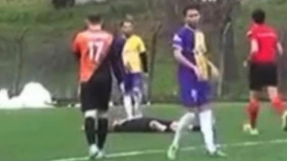 Bartın'da amatör lig maçında korkunç olay: Dili boğazına kaçtı