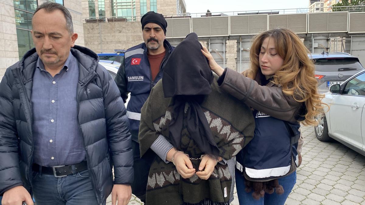 Samsun'da bıçaklı, satırlı cinayetin 3 şüphelisi adliyede