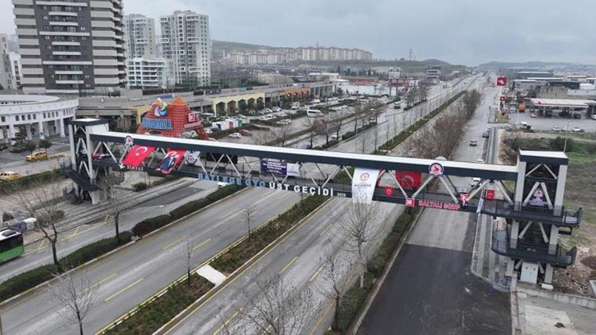 Denizli'de Batı Ege GYO Üst Geçidi açılıyor! Yaya güvenliği artıyor!