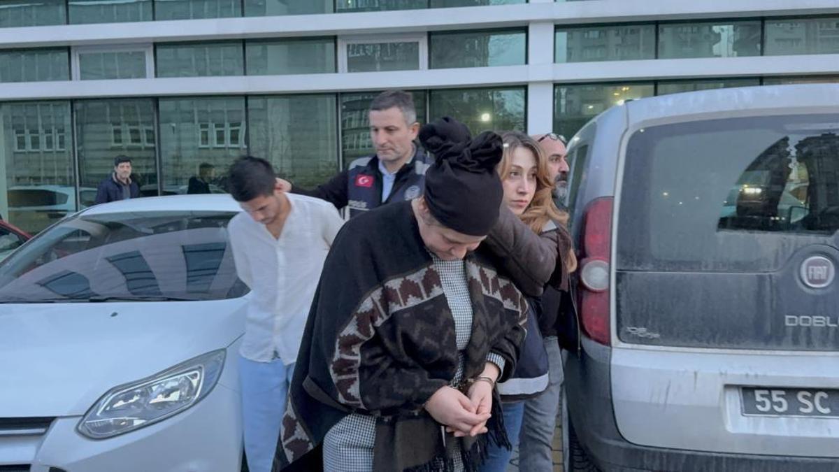 Samsun'daki yasak ilişki cinayetinde 3 aile ferdi tutuklandı! Oğlunun yanında yaptı