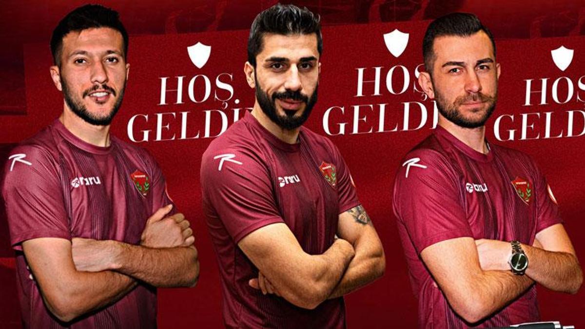 Hatayspor 3 transferini birden kamuoyuna duyurdu