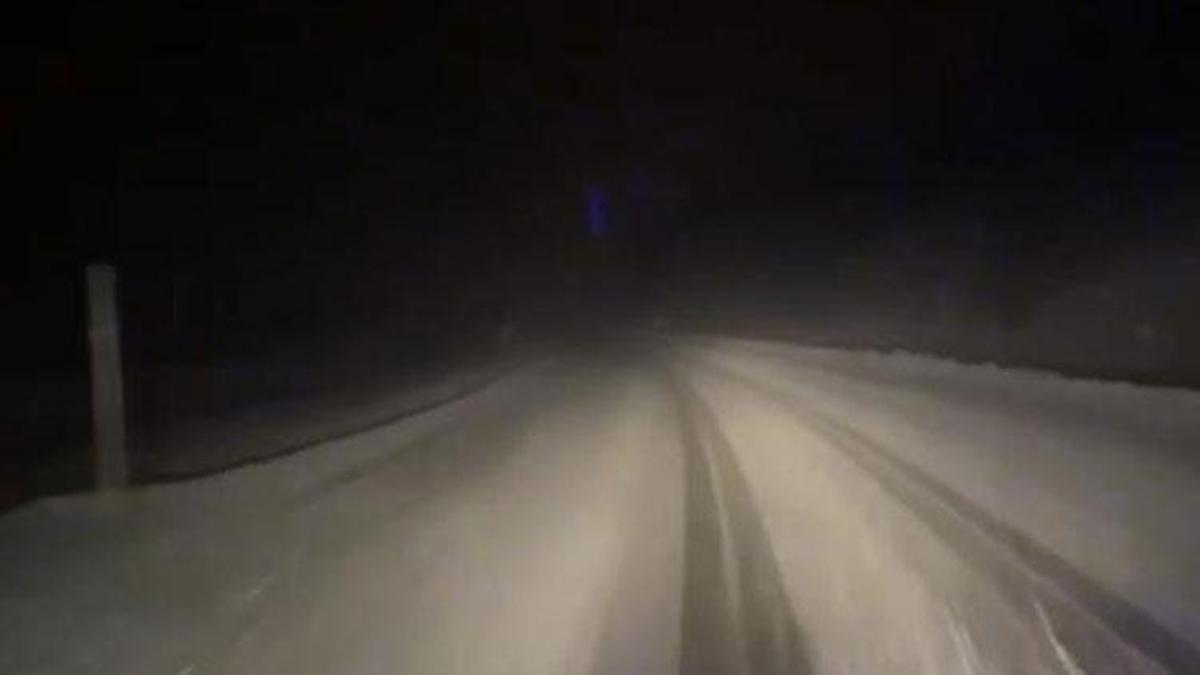 Tipi nedeniyle Kayseri-Kahramanmaraş kara yolu araç trafiğine kapatıldı