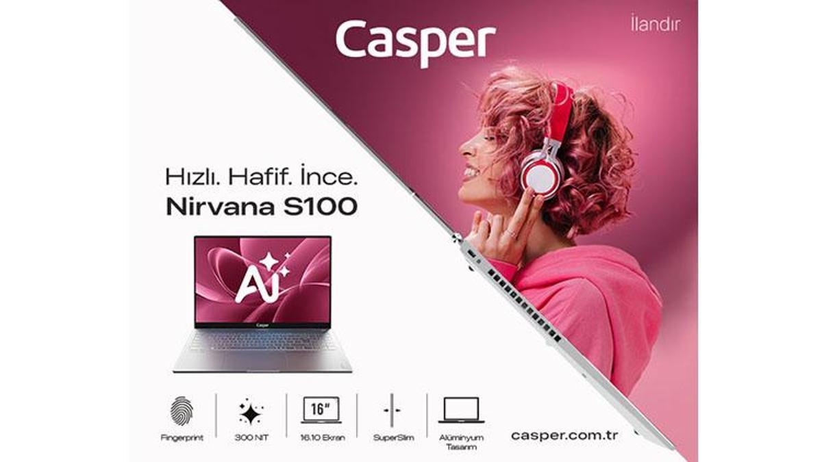 Sömestir tatilinde akıllı gücün yeni adı: Casper Nirvana S100 AI