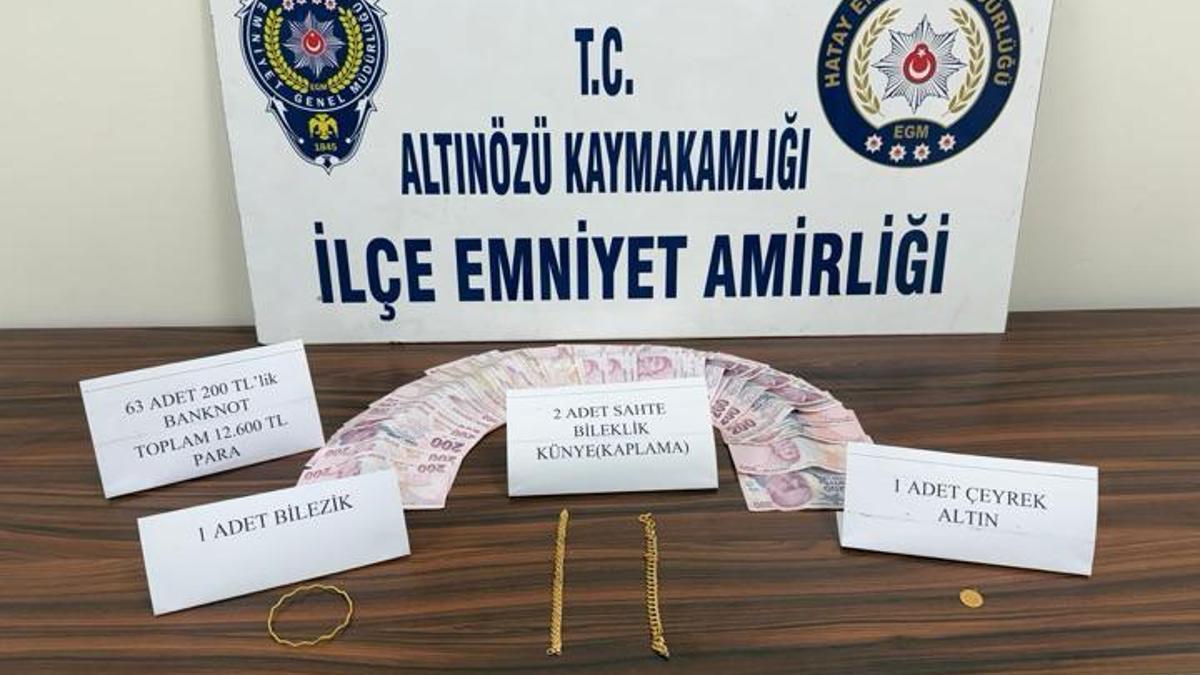 Hatay’da kuyumcuları 95 bin TL dolandıran 3 şüpheli yakalandı