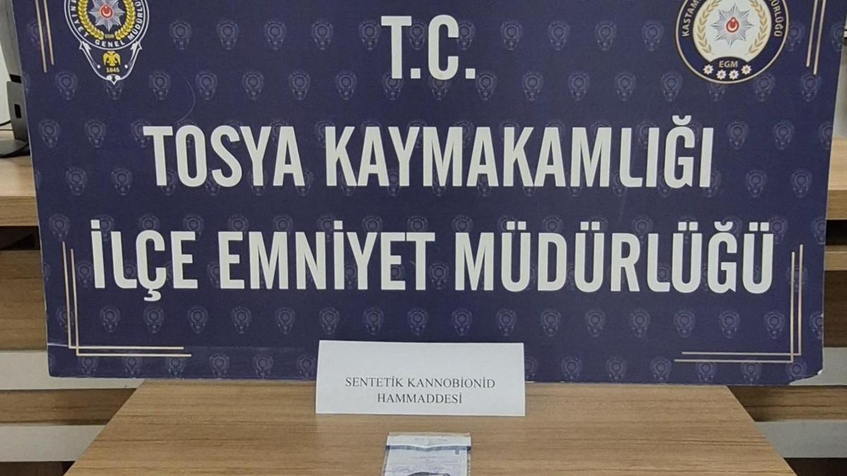 Kastamonu'da narkotik operasyonu: 1 tutuklama