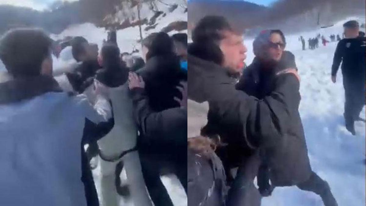 Tartışma kavgaya döndü: Baba, çocuklarının yanında darp edildi