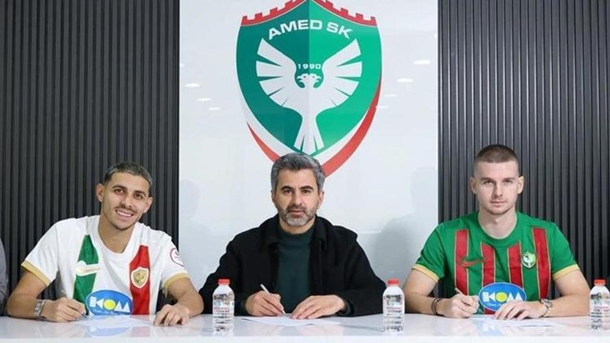 Amedspor'dan 2 transfer bombası, imzalar atıldı! Avrupa'da yapılmayanı yapacak