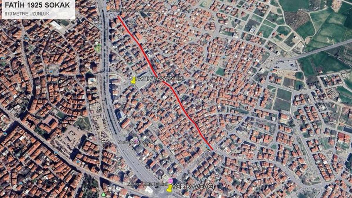 Denizli'de yeni düzenleme! Cep parklar iptal edildi! Yayalara açılıyor