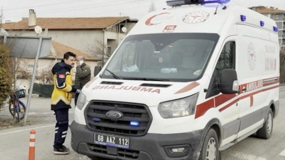 Aksaray’da kamyonet bisiklete çarptı: 1 yaralı