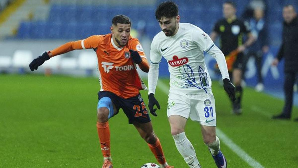 RAMS Başakşehir FK–Çaykur Rizespor maçında gol düellosu!