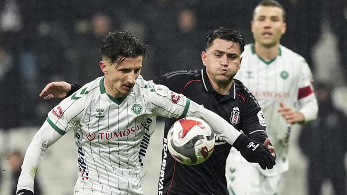 TÜMOSAN Konyaspor Dolmabahçe'de attı Beşiktaş yakaladı