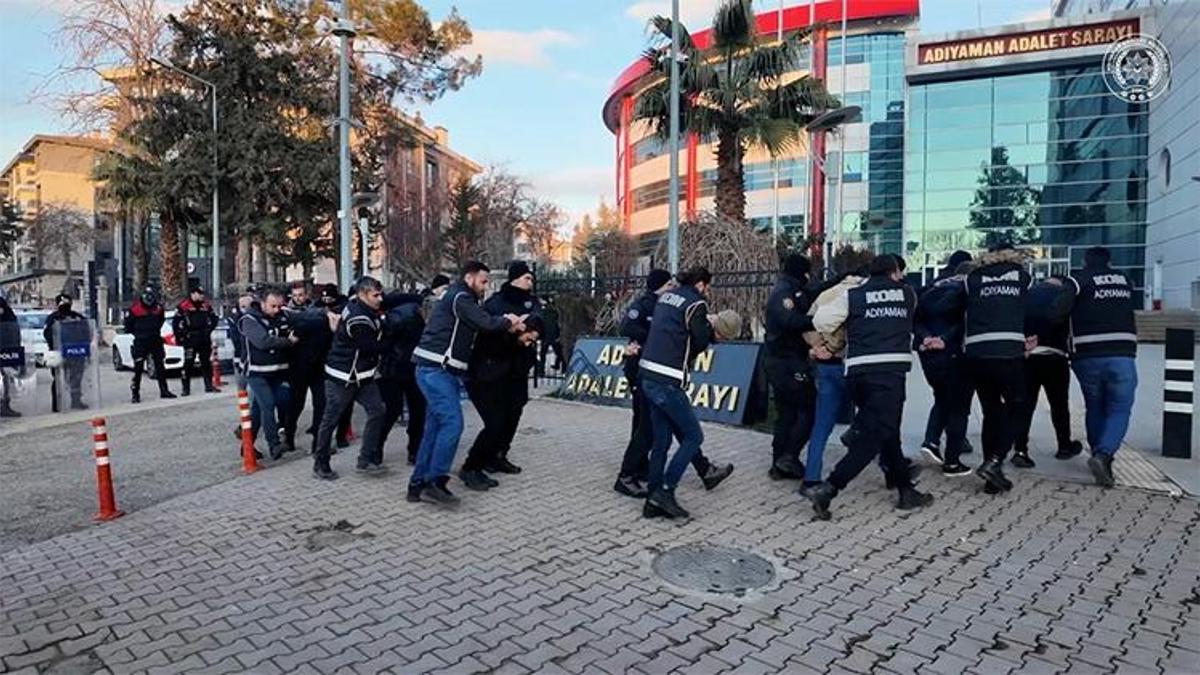 Adıyaman'da organize suç örgütlerine operasyon: 14 tutuklama