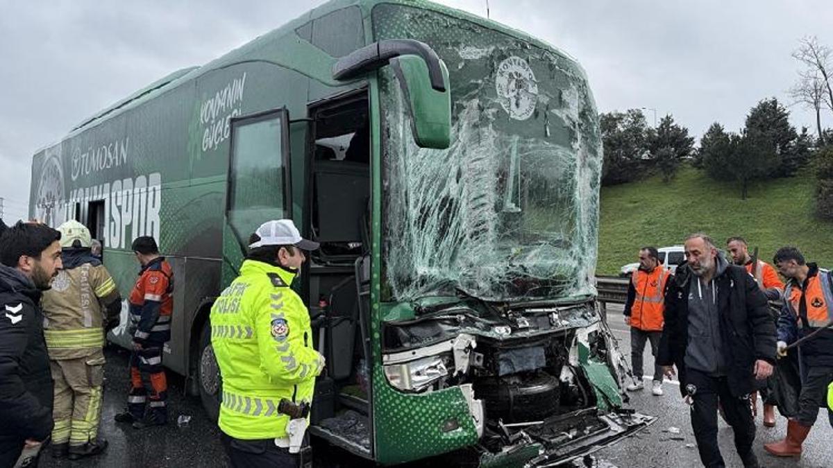 Konyaspor'dan U-19 takım otobüsü kazasıyla ilgili açıklama